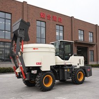 Camion malaxeur à béton 6x6, type portable, moteur diesel, conception robuste, roulement de moteur, système entièrement hydraulique pour
