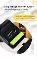 PUTY Printer Thermal USB Mini Portabel 2-Inci 58mm Hitam 203dpi Baterai 1500mAh SDK Garansi 1 Tahun Tersedia