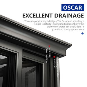 <span class=keywords><strong>Serre</strong></span> <span class=keywords><strong>murale</strong></span> avec cadre en aluminium, toit plat en verre trempé et en <span class=keywords><strong>polycarbonate</strong></span>, idéale pour patio, balcon, <span class=keywords><strong>jardin</strong></span>, véranda - Product Image 2