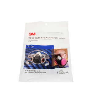 3M 6100 seri masker <span class=keywords><strong>Respirator</strong></span> pelindung setengah wajah kecil - Product Image 5