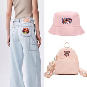 Écussons brodés personnalisés thermocollants pour vêtements, marques de vêtements, chapeaux, patchs de logo de créateur, broderie sur tissu sergé - Product Image 6