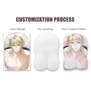 כיסוי לכרית גוף דאקימאקורה, מותאם אישית על ידי יצרן OEM, ידידותי לסביבה, גיאומטרי, תלת מימדי, בסגנון אנימה, משודרג, טריקוט דו כיווני, לבית - Product Image 5