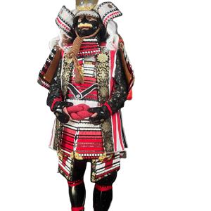 Armadura de samurái tradicional japonesa, armadura de samurái portátil para niños, Uesugi <span class=keywords><strong>Kenshin</strong></span> Nanban Gusoku, accesorios de TV - Product Image 1