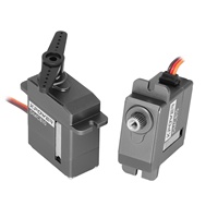 Micro servo DMC810 en aluminium avec engrenages métalliques, 2 kg, 0,03 s, haute vitesse, sans noyau, pour hélicoptère RC, avion, drone