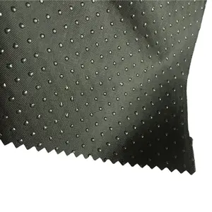 Tissu antidérapant à prise de points en PVC 2 pièces, imprimé à points, revêtement polyester oxford, tissu antidérapant