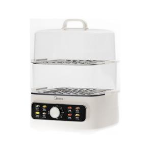 Stérilisateur de biberons électrique Midea 10L à deux niveaux, pour l'alimentation des bébés, couleur abricot blanc - Product Image 5