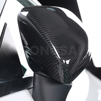 Couvercle de rétroviseur en fibre de carbone préimprégné de classe C RHD pour Mercedes-Benz W205 C205 2013 +