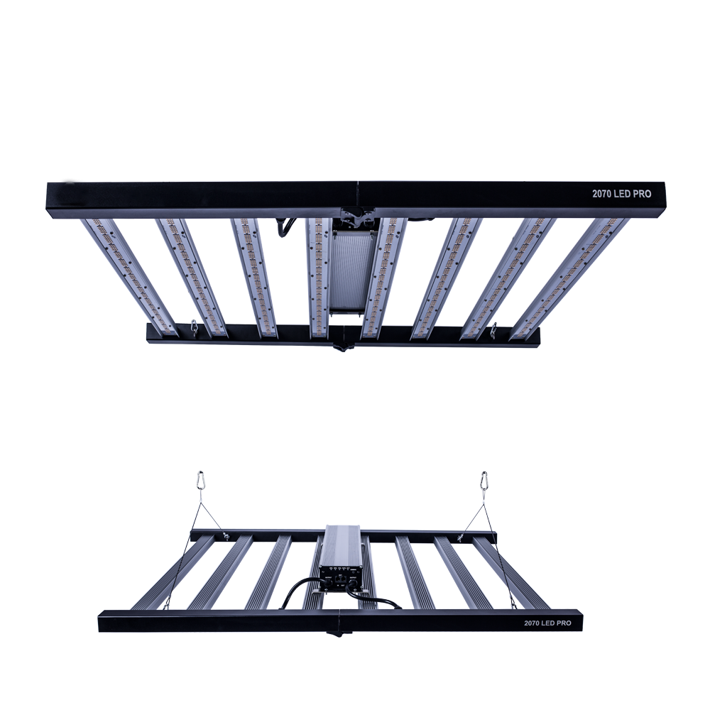 800W/720W/660W Full Spectrum 8 Bar Button Dimming and Remote Control IP65 Rated Aluminum Led Stripe Grow Light for Bloom