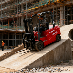 Carrello Elevatore Elettrico Fuoristrada 4x4 Mini con Batterie, Capacità 1,5-3 Tonnellate, Piccolo Carrello Elevatore Elettrico - Product Image 6