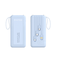 Station d'alimentation haute capacité 20000mAh 30000mAh à prix de gros avec charge rapide USB, 4 câbles intégrés et utilisation en extérieur