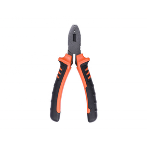 Alicates de crimpado mini de 4.5 pulgadas de acero al carbono con revestimiento TF, alicates cortadores de pesca - Product Image 1