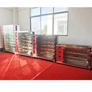 Vigevr girarrosto di pollo verticale ad alta efficienza <span class=keywords><strong>4</strong></span> canne forno rotante per barbecue di pollo - Product Image 2