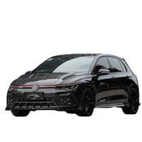 Kit carrosserie en fibre de carbone sèche de qualité supérieure style KB Gen 1 : lèvre avant, canards, capot, jupes latérales, diffuseur, spoiler pour VW Golf 8 GTI