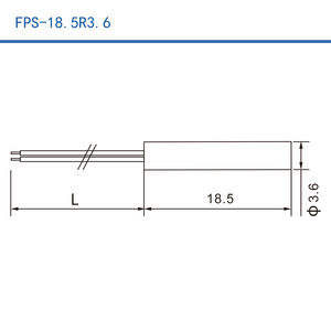 เซ็นเซอร์ประตูแม่เหล็กทรงกระบอกไม่มี NC มี2 3สายเซ็นเซอร์รับ-ส่งแม่เหล็กสี่เหลี่ยมแม่พิมพ์พลาสติกขนาดเล็ก - Product Image 2