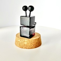 Bouteille en verre de recharge pour diffuseur de voiture en cube de 6ml pour bouche d'aération