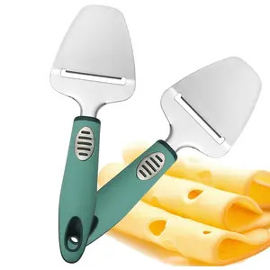 Rebanadora de queso de acero inoxidable, cortadora de queso de mano multifuncional, cortadora de cuchillos, afeitadora para queso semiduro semiblando