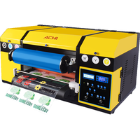 Nouvelle imprimante compacte double face UV DTF ACHI avec découpeuse de film et réservoir d'encre rechargeable entièrement automatique XP600