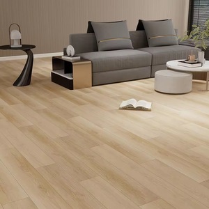 Suelo de PVC Impermeable con Diseño de Madera, Rectangular, Sistema de Clic Doble, Diseño Minimalista, para Interiores, para Dormitorio - Product Image 6