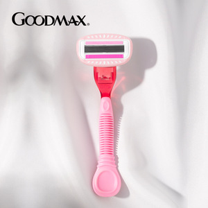 Rasoir manuel Goodmax pour femme à cinq lames, outil d'épilation pour les aisselles et le corps entier, lavable à l'eau - Product Image 2