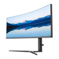 Monitor Curvo RGB de 34 Pulgadas con Luz Ambiental, 144Hz, 4K 3440*1440, 21:9 Super Ancho, 1ms de Respuesta, Panel VA, 110% SRGB, Monitor para Juegos