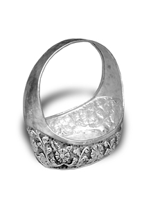 Italien En Relief Or Paniers De Fruits - Product Image 3