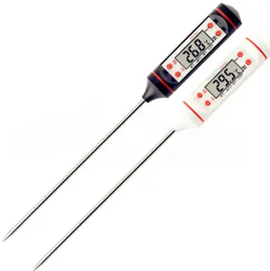 Küche größerer Bildschirm TP101 Long Food Sonden thermometer Digital BBQ Food Speiseöl Fleisch thermometer