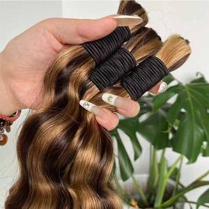 วิกผมลอนลึกทรงหลวมเกรด12A ทำจาก2/27บริสุทธิ์ไม่ผ่านกระบวนการหนังกำพร้า DD 100กรัม - Product Image 6