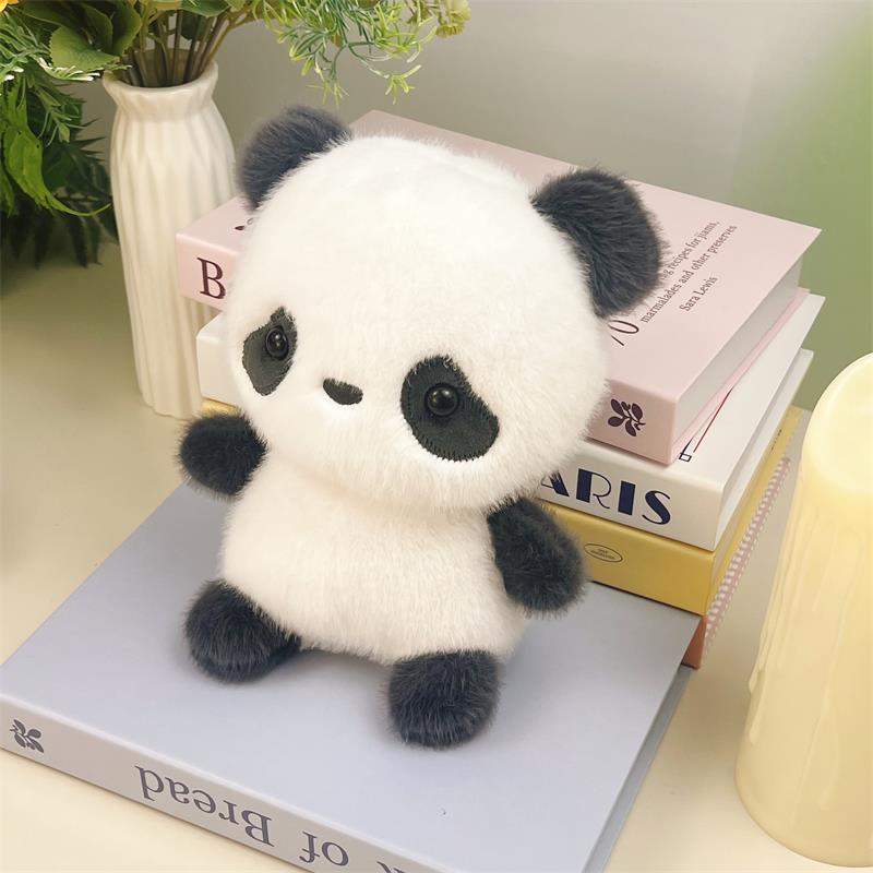 Compagno da tavolo bambola-panda rosso 2a generazione