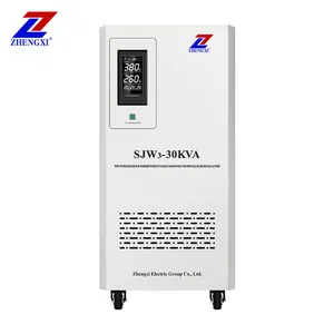 Three phase stabilizer 220v 380v 230v 400v AC 30KVA 40KVA 50KVA industrial automatic power voltage regulator