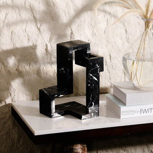 Arredamento per la casa moderna elegante oggetti di Design in marmo arte arredamento morbido per l'albergo e la casa accessori decorazioni fantasia - Product Image 2