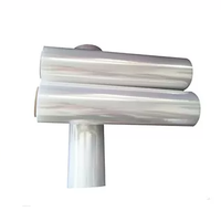 Film rétractable coulé en PVC transparent du fabricant chinois pour la conception d'étiquettes et d'emballages à manchon rétractable