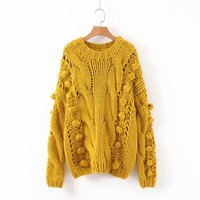 Nouveau design de pull de maternité fait à la main au crochet respirant de qualité supérieure pour l'hiver