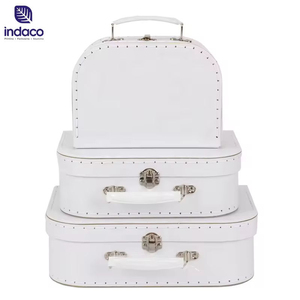 Maleta de Cartón Clásica de Color Sólido 2026, Maleta de Cartón para Niños, Caja de Regalo con Forma de Maleta, Maleta de Cartón para Bebés - Product Image 1