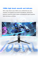 34" Monitor 34 Inch Lcd Monitors Curved Screen Borderless Professional 4K Gaming Monitors