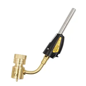 HVAC welding tool hand torch mapp gas torch flame gun with electric ignition button