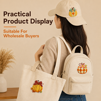 En gros, patchs brodés personnalisés citrouille et appliques nœud Halloween pour vêtements, sacs, vestes DIY en gros