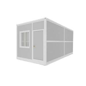 บ้าน20FT แบบพับได้ซุปเปอร์ท็อปพรีที่เก็บของในสวนออฟฟิศบ้านโมดูลาร์สองชั้นบ้านสำเร็จรูปแบบพับได้ทำจากจีน - Product Image 4