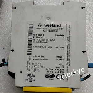 Wieland SNO 4003K-A.Safety Relay.R1.188.0503.1.24V AC/DC.ใช้แล้ว - Product Image 1