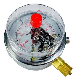 Manomètre hydraulique à commande électrique YTNXC-100, résistant aux chocs, contact électrique, manomètre hydraulique - Product Image 1
