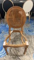 Chaise Louis XVI en résine PP imitation bois pour événements, banquets, mariages et réceptions – Vente en gros