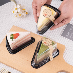 Contenedor <span class=keywords><strong>de</strong></span> Alimentos Desechable <span class=keywords><strong>de</strong></span> Alta Calidad para Postres, <span class=keywords><strong>Caja</strong></span> <span class=keywords><strong>de</strong></span> Plástico <span class=keywords><strong>Transparente</strong></span> para Rebanadas <span class=keywords><strong>de</strong></span> Pastel, <span class=keywords><strong>Caja</strong></span> Triangular para Pastel - Product Image 4