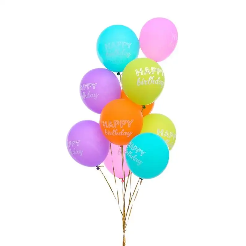 JYAO palloncini personalizzati colori assortiti addensano palloncini palloncini da 12 pollici alla rinfusa adatti per il matrimonio di laurea di compleanno