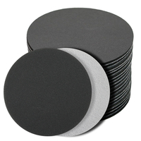 Disque de ponçage abrasif en carbure de silicium blanc moyen, auto-agrippant, épaisseur 5 mm, pour peinture et métal, vente en gros