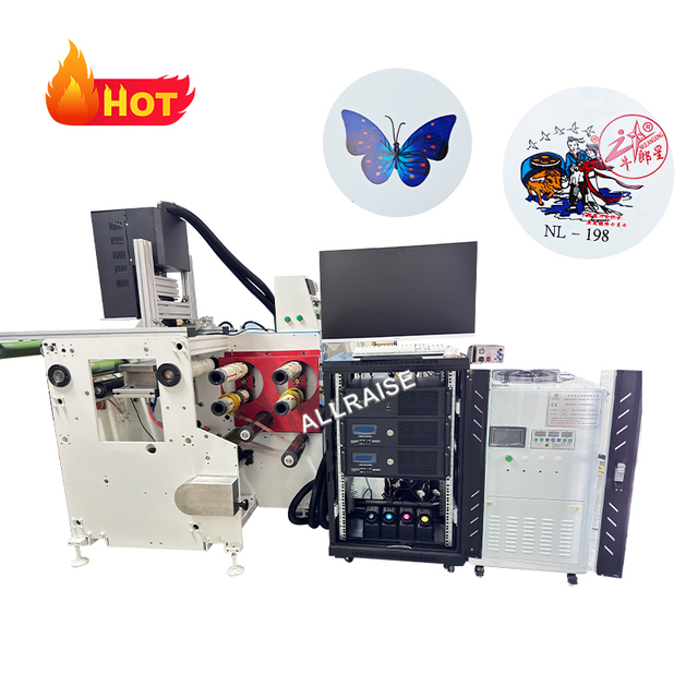 Roll to Roll Digital UV Label Printer Roll Label Sticker Printing Machine