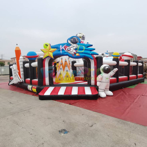 Parque de atracciones inflable gigante para niños al aire libre con temática espacial - Product Image 2
