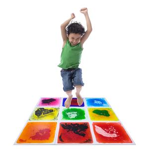 juguetes educativos de 20 "* 20" juguetes Montessori de plástico estera de  autismo en Gel baldosas líquidas para suelo - Product Image 3