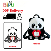 Sac à dos en peluche chat Ragdoll personnalisé BIPU, sac à bandoulière mignon en peluche longue, fabricant OEM ODM de sacs à dos en peluche