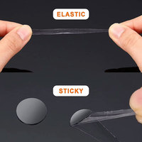 Points adhésifs double face en acrylique pour la décoration de fêtes et d'événements, suspendus au plafond/mur, réutilisables et imperméables