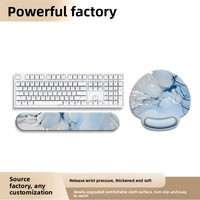 Vente directe du fabricant : Tapis de souris avec repose-poignet en silicone et mousse à mémoire de forme pour ordinateur de bureau, vente en gros