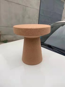 IDAO Kreativer Personalisierter Dekorativer Kunst-Kork-Beistelltisch Kork-Hocker - Leichtgewichtig, Komfortabel - Product Image 1